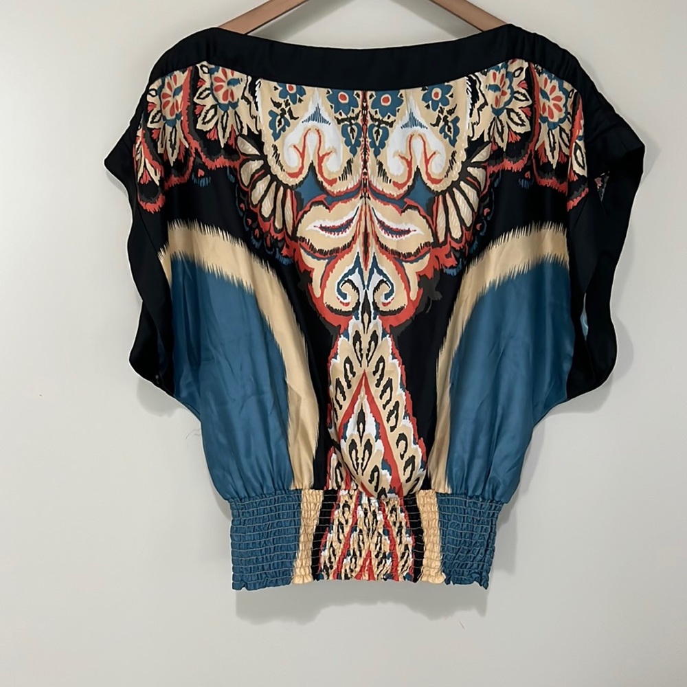 RAMPAGE silky boat neck top